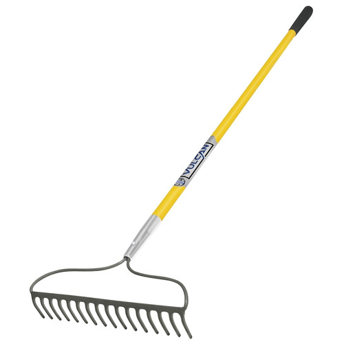 Vulcan 34548 R16-AMF Bow Rake, 17 in W Head, 16 -Tine, Steel Tine, Steel Head, 60 in L Handle [SKU: ORG2668267]
