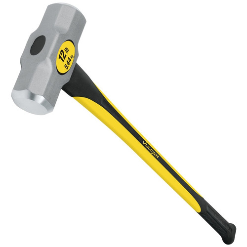 Vulcan 34500 Hammer, 12 lb Head, Sledge, Chamfered Head, 36 in OAL [SKU: ORG1444710]