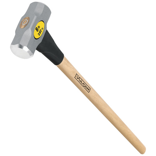 Vulcan 34513 Hammer, 8 lb Head, Sledge, Forged Milled Head, Steel Head [SKU: ORG4044129]