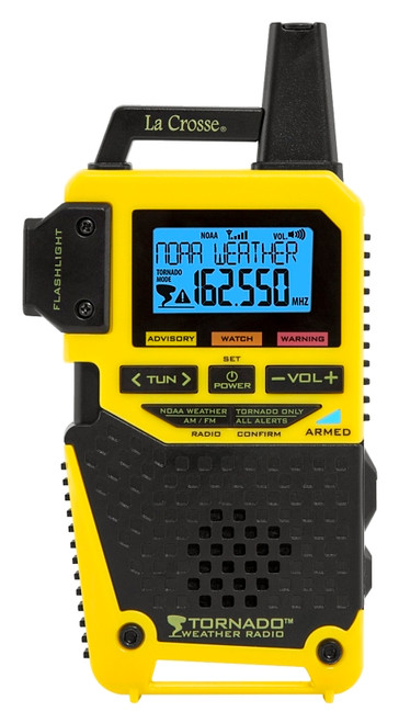 La Crosse S83301 Weather Alert Radio, Alkaline Battery, 7-Channel [SKU: ORG7758402]
