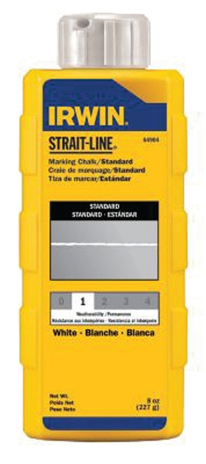 IRWIN 64904 Marking Chalk Refill, White, Temporary [SKU: ORG6172928]