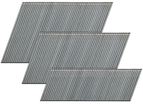 Paslode 650232 Trim Nail, 2-1/2 in L, 16 Gauge, Steel, Galvanized, Flat Head [SKU: ORG4898953]