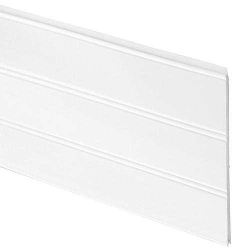 Inteplast Group 004 Series 10040800891B Reversible Beaded Plank, 96 in L, 7-1/2 in W, PVC, White [SKU: ORG7455504]
