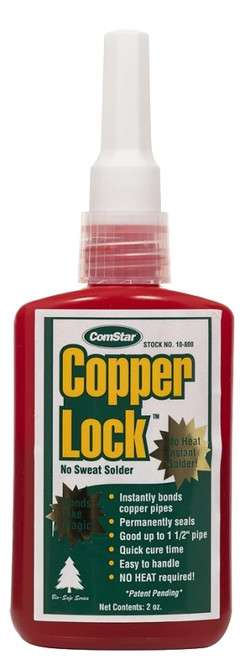 ComStar Copper Lock Series 10-800 No Heat Solder, 2 oz Tube, Liquid, -60 to 300 deg F Melting Point [SKU: ORG4627634]