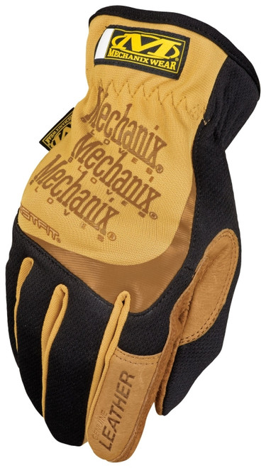 MECHANIX WEAR DuraHide LFF-75-011 Mechanic Gloves, XL, Keystone Thumb, Open Cuff, Leather, Tan [SKU: ORG0743161]