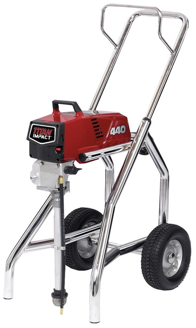 Titan 440 Series 805-016 Paint Sprayer, 0.875 hp, 50 ft L Hose, 0.54 gpm, 3300 psi, Piston Pump [SKU: ORG0448308]