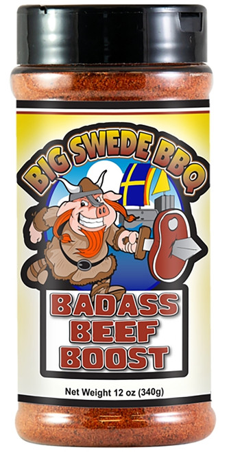 BBQ SPOT OW74500 Bad Ass Beef Boost Rub, 12 oz Bottle [SKU: ORG2371532]