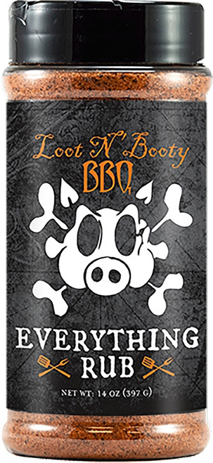 BBQ SPOT OW88217 Loot N' Booty BBQ Rub, 14 oz Bottle [SKU: ORG2371268]