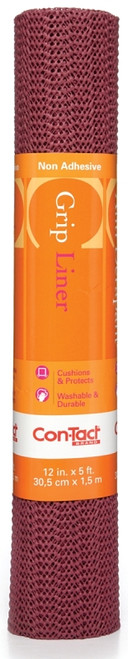 Con-Tact 05F-C6B55-06 Shelf and Drawer Liner, 5 ft L, 12 in W, PVC, Berry [SKU: ORG4763165]