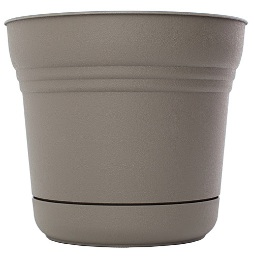 Bloem Saturn SP0560 Planter, 4-1/2 in W, Polypropylene, Peppercorn [SKU: ORG4691440]