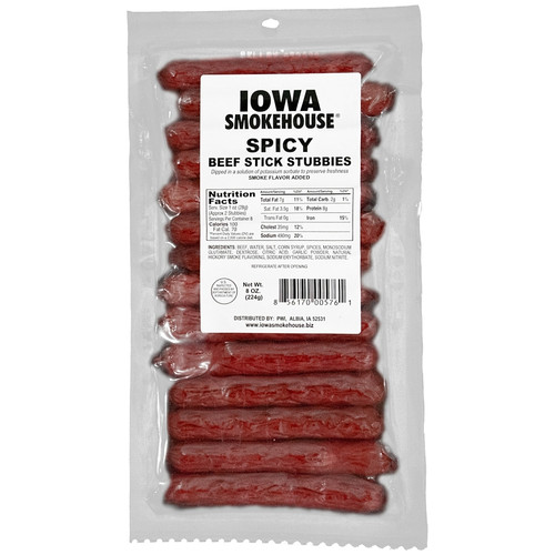 STICK BEEF STUBBIES SPICY 8OZ [SKU: ORG2094407]