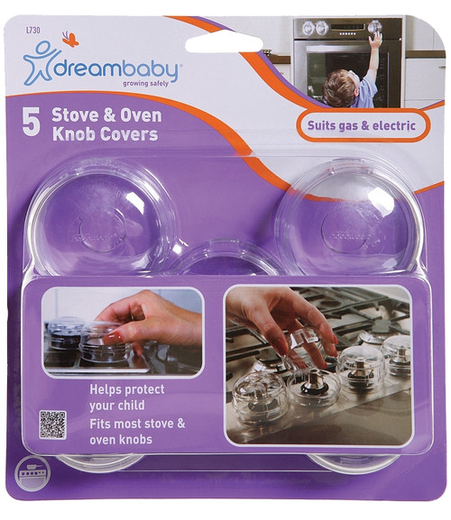 Dreambaby L730A Stove Knob Cover, Plastic, Clear [SKU: ORG3487634]