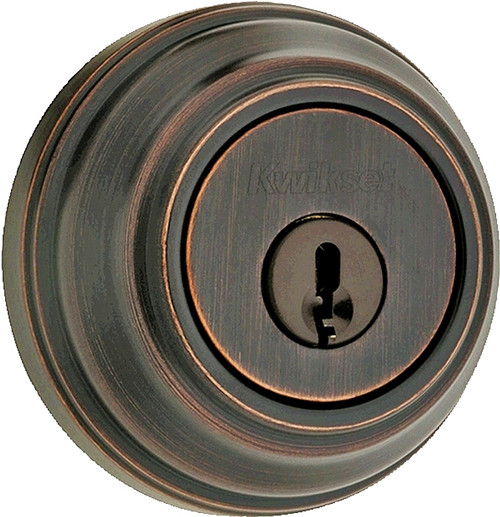 Kwikset 99800-122 Deadbolt, 1 Grade, K4 Key, Metal, Venetian Bronze, 2-3/8 to 2-3/4 in Backset, KW1 Keyway [SKU: ORG3177185]