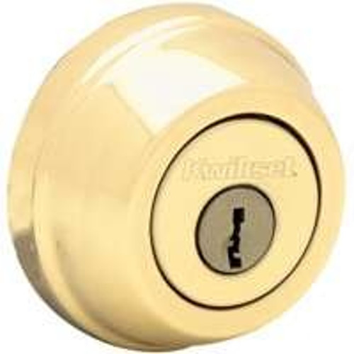 Kwikset 780 3 RCAL RCS K3 Deadbolt, Alike Key, Stainless Steel, Polished Brass, K3 Keyway [SKU: ORG1522549]