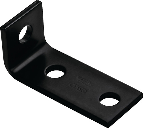 National Hardware 1152BC Series N351-479 Corner Brace, 3-1/2 in L, 1-1/2 in W, 1.6 in H, Steel, Powder-Coated [SKU: ORG0103853]