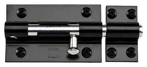 National Hardware N152-121 Barrel Bolt, 0.6 in Dia Bolt Head, 5 in L Bolt, Steel [SKU: ORG7174337]