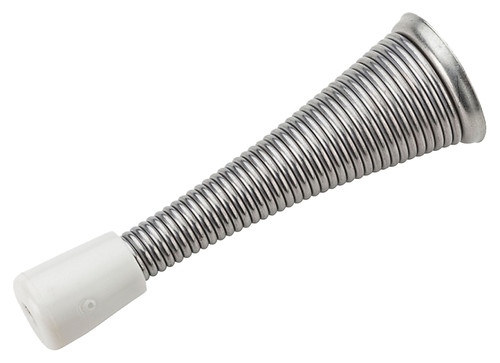 National Hardware N830-159 Door Stop, 3 in Projection, Steel, Satin Chrome [SKU: ORG7176993]