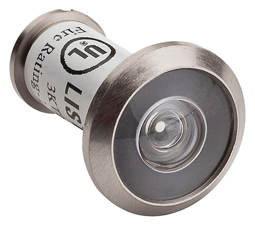 National Hardware MPB1462 Series N830-291 Door Viewer, 180 deg Viewing, 1-3/8 to 2-1/16 in Thick Door, Zinc [SKU: ORG7176357]