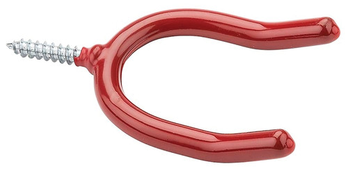 National Hardware V2210 N188-004 Storage Hook, 12 lb, 1-5/8 in Opening, Screw Mounting, Steel, Red [SKU: ORG7179534]