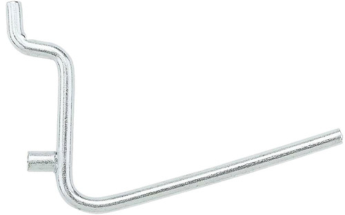 National Hardware N180-001 Peg Hook, 2-1/2 in, 1/8, 1/4 in Opening, Steel, Zinc [SKU: ORG7179765]