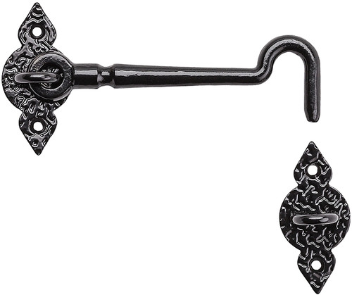 National Hardware N100-054 Spear Gate Hook, Steel, Black [SKU: ORG7227994]