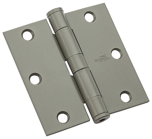 National Hardware N236-017 Template Hinge, Steel, Prime Coat, Non-Rising, Removable Pin, 80 lb [SKU: ORG7191653]