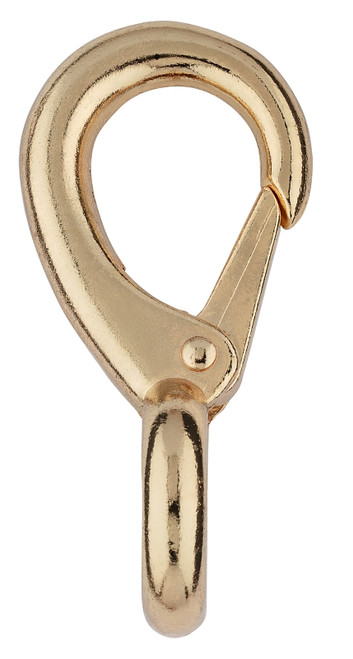 National Hardware N890-008 Boat Snap with Fixed Round Eye, 3/4 x 3-13/16 in, Zinc, Bronze [SKU: ORG2052272]