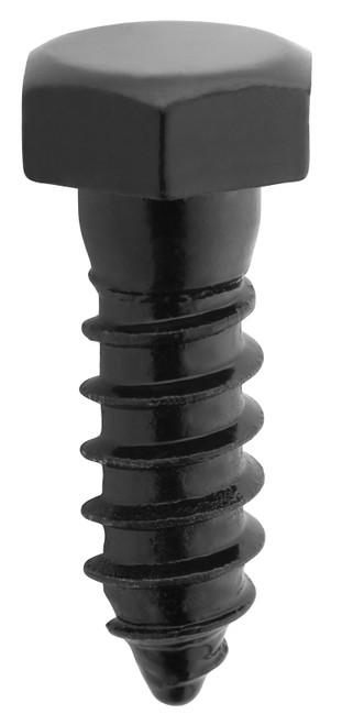 National Hardware V1864 Series N800-123 Lag Screw, 1/2 in Thread, 1-1/2 in L, Steel, Black Powder-Coated/Galvanized [SKU: ORG2051886]