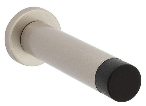National Hardware Cooper N830-522 Door Stop, 1 in Dia Base, 3 in Projection, Aluminum, Satin Nickel [SKU: ORG7453681]