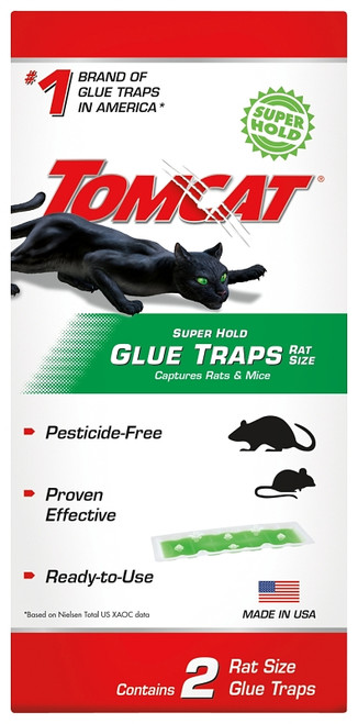 Tomcat 0362910 Rat Glue Trap, 4-1/2 in W, 12-1/2 in H [SKU: ORG8105173]