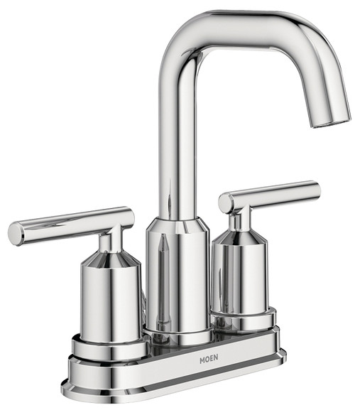 Moen Gibson Series WS84228 Bathroom Faucet, 1.2 gpm, 2-Faucet Handle, Metal, Chrome Plated, Lever Handle [SKU: ORG7123540]