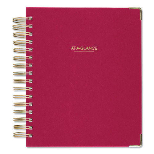 Harmony Daily Hardcover Planner, 8.75 x 7, Berry Cover, 12-Month (Jan to Dec): 2023 [SKU: AAG609980659]
