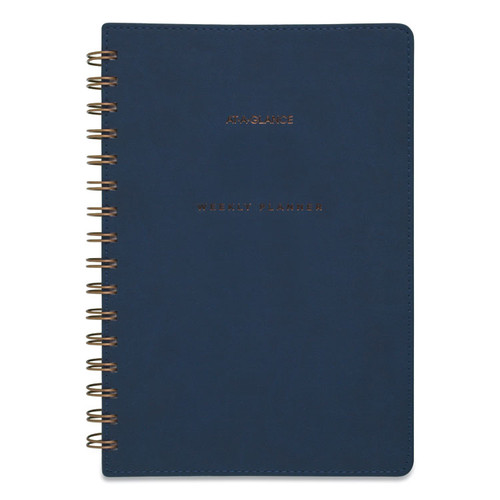 Signature Collection Firenze Navy Weekly/Monthly Planner, 8.5 x 5.5, Navy Cover, 13-Month (Jan to Jan): 2023 to 2024 [SKU: AAGYP20020]