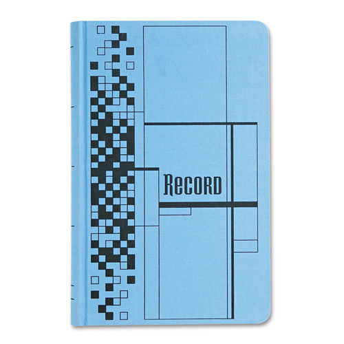 Record Ledger Book, Record-Style Rule, Blue Cover, 11.75 x 7.25 Sheets, 500 Sheets/Book [SKU: ABFARB712CR5]