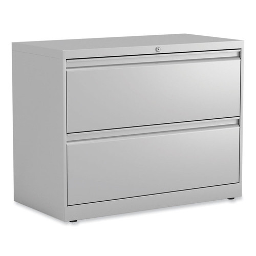 Lateral File, 2 Legal/Letter-Size File Drawers, Light Gray, 36" x 18.63" x 28 [SKU: ALEHLF3629LG]
