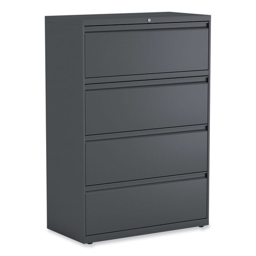 Lateral File, 4 Legal/Letter/A4/A5-Size File Drawers, Charcoal, 36" x 18.63" x 52.5 [SKU: ALEHLF3654CC]