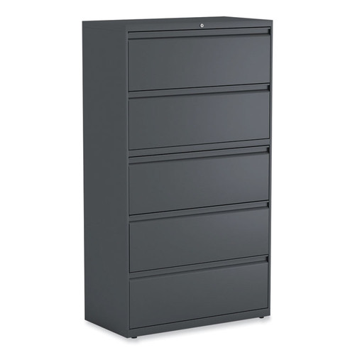 Lateral File, 5 Legal/Letter/A4/A5-Size File Drawers, Charcoal, 36" x 18.63" x 67.63 [SKU: ALEHLF3667CC]