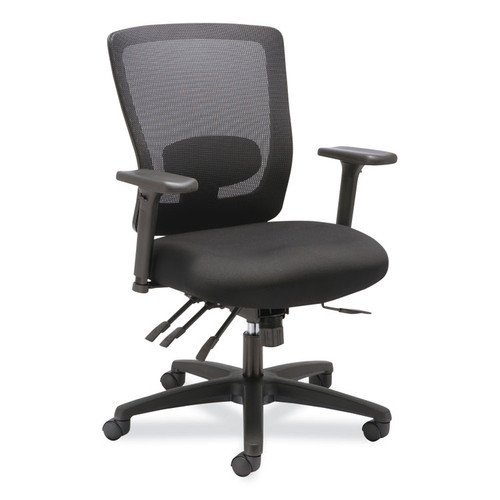 Alera Envy Series Mesh Mid-Back Swivel/Tilt Chair, Supports Up to 250 lb, 16.88" to 21.5" Seat Height, Black [SKU: ALENV42B14]