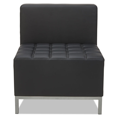 Alera QUB Series Armless L Sectional, 26.38w x 26.38d x 30.5h, Black [SKU: ALEQB8116]