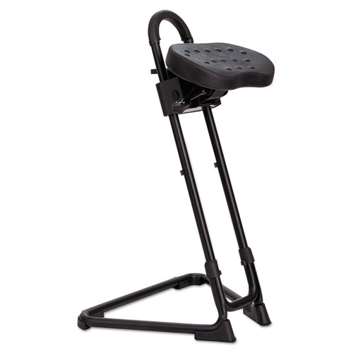 Alera SS Series Sit/Stand Adjustable Stool, Supports Up to 300 lb, Black [SKU: ALESS600]