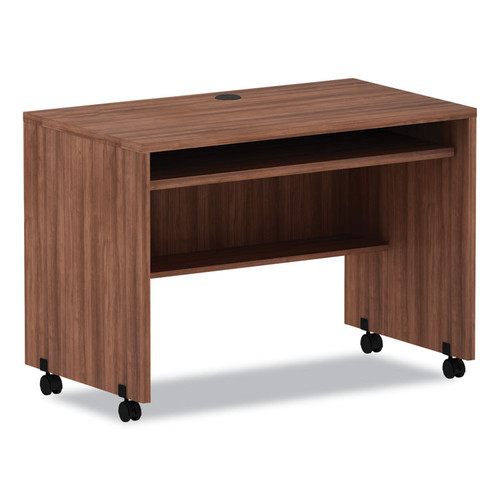Alera Valencia Series Mobile Workstation Desk, 41.38" x 23.63" x 30", Modern Walnut [SKU: ALEVA204224WA]