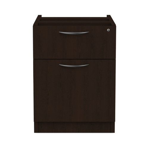 Alera Valencia Series Hanging Pedestal File, Left/Right, 2-Drawers: Box/File, Legal/Letter, Espresso, 15.63" x 20.5" x 19.25 [SKU: ALEVA552222ES]