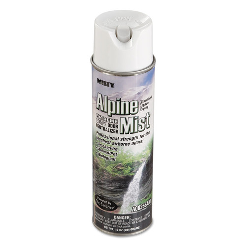 Hand-Held Odor Neutralizer, Alpine Mist, 10 oz Aerosol Spray, 12/Carton [SKU: AMR1039394]