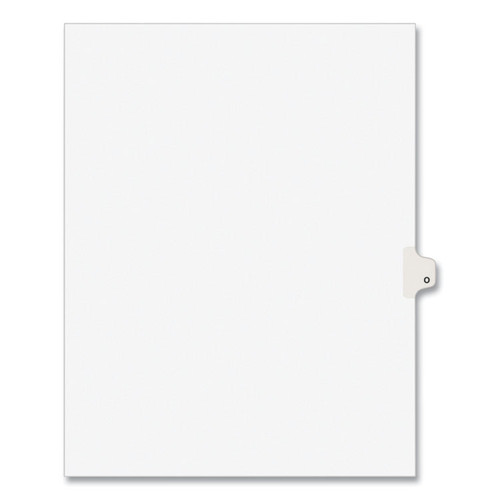 Preprinted Legal Exhibit Side Tab Index Dividers, Avery Style, 26-Tab, O, 11 x 8.5, White, 25/Pack, (1415) [SKU: AVE01415]