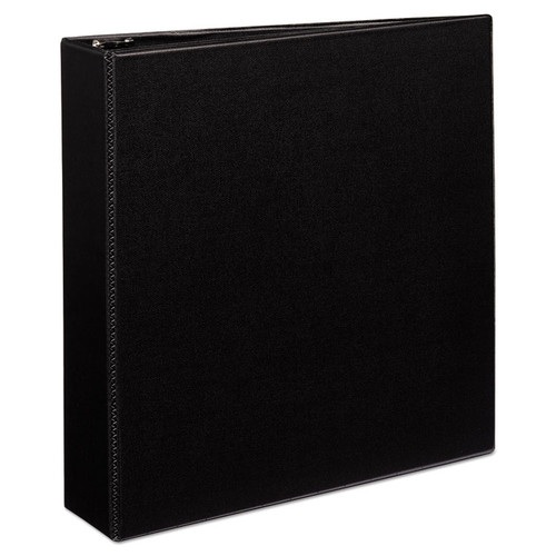 Durable Non-View Binder with DuraHinge and Slant Rings, 3 Rings, 2" Capacity, 11 x 8.5, Black [SKU: AVE27550]