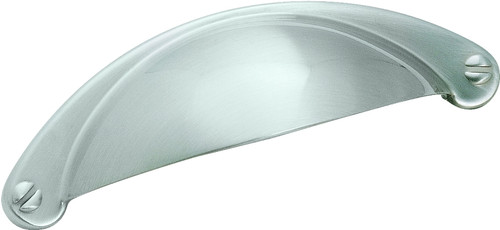 Amerock BP9365G10 Cabinet Pull, 4-1/16 in L Handle, 1 in H Handle, 1 in Projection, Zinc, Satin Nickel [SKU: ORG6081467]