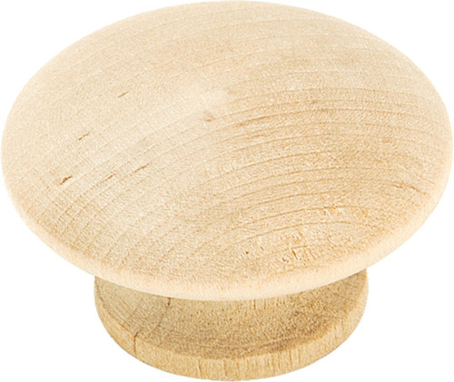 Amerock Allison Value Series BP813WD Cabinet Knob, 7/8 in Projection, Wood [SKU: ORG0907485]