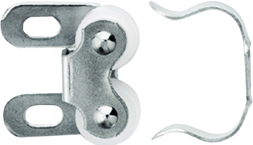 Amerock BP347414 Roller Catch, 1 in L x 1-1/16 in W Catches, Steel, Nickel [SKU: ORG6304018]
