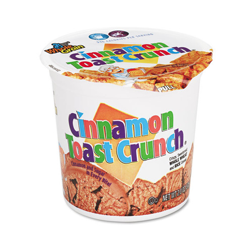 Cinnamon Toast Crunch Cereal, Single-Serve 2 oz Cup, 6/Pack [SKU: AVTSN13897]