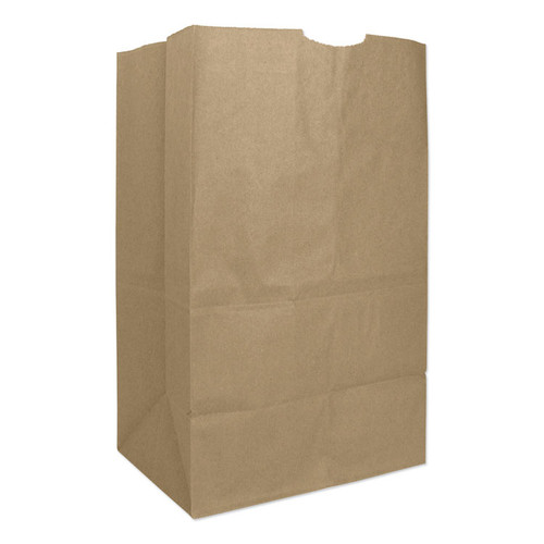 Grocery Paper Bags, 57 lb Capacity, #20 Squat, 8.25" x 5.94" x 13.38", Kraft, 500 Bags [SKU: BAGGX2060S]